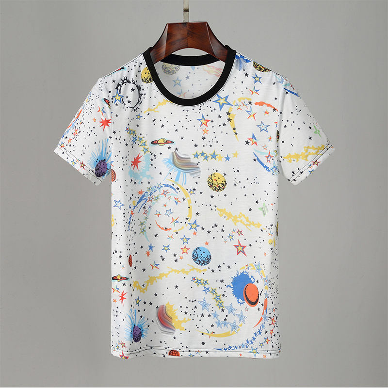 Fashion Mens Crew Neck T-shirt Summer Shirt Womens Short Sleeve tops Clothing Letter Pattern Printed Tee Casual Top, White;black
Fashion Mens Crew Neck T-shirt Summer Shirt Womens Short Sleeve tops Clothing Letter Pattern Printed Tee Casual Top, White;black