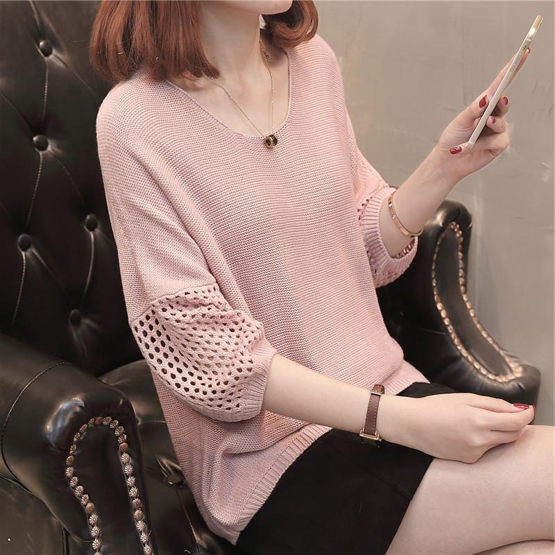 Women' Sweaters Spring Summer Ladies Office Clothing Solid Hollow Out Half Loose Thin Knitted Female Camisetas Mujer 2021, Beige
Women' Sweaters Spring Summer Ladies Office Clothing Solid Hollow Out Half Loose Thin Knitted Female Camisetas Mujer 2021, Beige