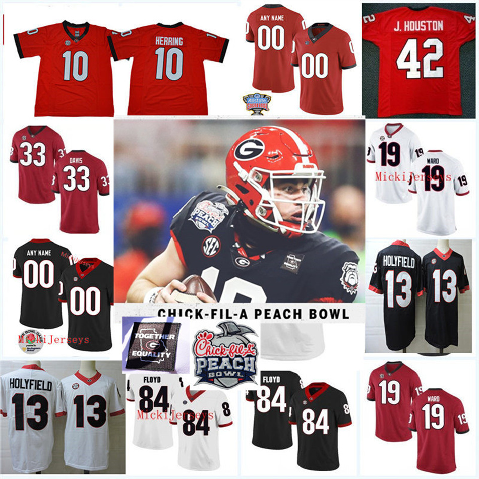 UGA Georgia Bulldogs Custom Football Jersey Kelee Ringo Eric Stokes Zamir White D'Wan Mathis Latavious Brini Ameer Speed Azeez Ojulari Arian Smith Tyson Campbell, Red
UGA Georgia Bulldogs Custom Football Jersey Kelee Ringo Eric Stokes Zamir White D'Wan Mathis Latavious Brini Ameer Speed Azeez Ojulari Arian Smith Tyson Campbell, Red