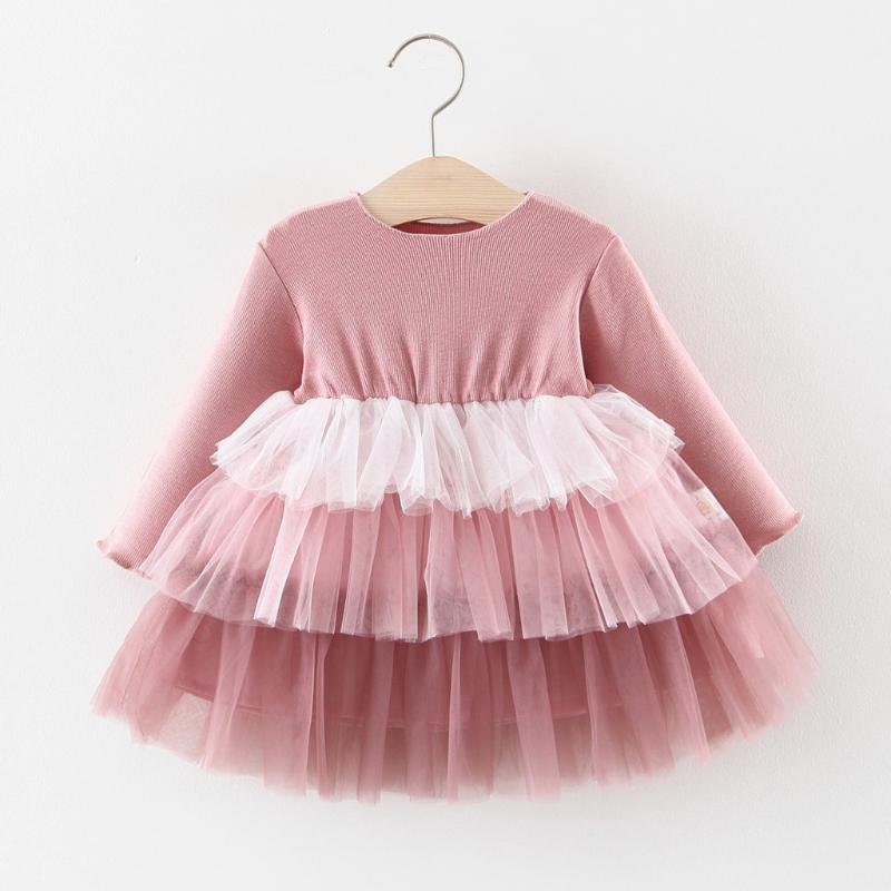 Girl's Dresses Kids Baby Girl Clothes Long Sleeve Cotton Tulle Dress Vestidos Autumn Wedding Birthday Party Tutu Layered Robe Fille, Red;yellow 
Girl's Dresses Kids Baby Girl Clothes Long Sleeve Cotton Tulle Dress Vestidos Autumn Wedding Birthday Party Tutu Layered Robe Fille, Red;yellow