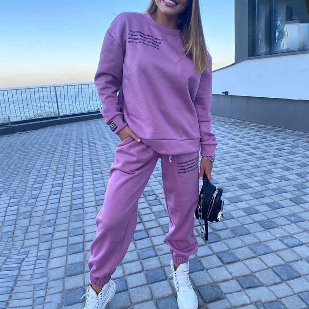 Women' Set Sweatshirt Tracksuits Letter Print Two Pieces Casual Pants Suit Autumn Long Sleeve Pullover Female Tracksuit 210524, Dark pink
Women' Set Sweatshirt Tracksuits Letter Print Two Pieces Casual Pants Suit Autumn Long Sleeve Pullover Female Tracksuit 210524, Dark pink