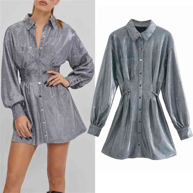 Silver Sequin Dress Women Fall Long Puff Sleeve Y2k Shirt Mini Dresses Ladies Club Party Sexy Backless Dr 210519
Silver Sequin Dress Women Fall Long Puff Sleeve Y2k Shirt Mini Dresses Ladies Club Party Sexy Backless Dr 210519