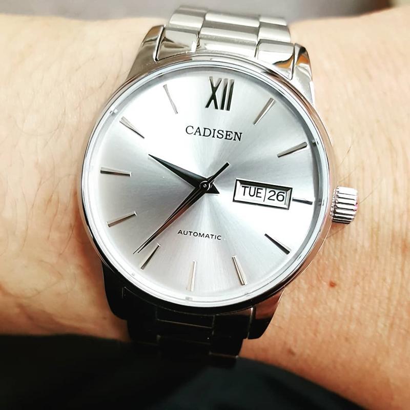 Wristwatches CADISEN Design Mens Watches Mechanical Automatic Watch Men Casual Business NH36 Wristwatch Relogio Masculino 2021, Black
Wristwatches CADISEN Design Mens Watches Mechanical Automatic Watch Men Casual Business NH36 Wristwatch Relogio Masculino 2021, Black