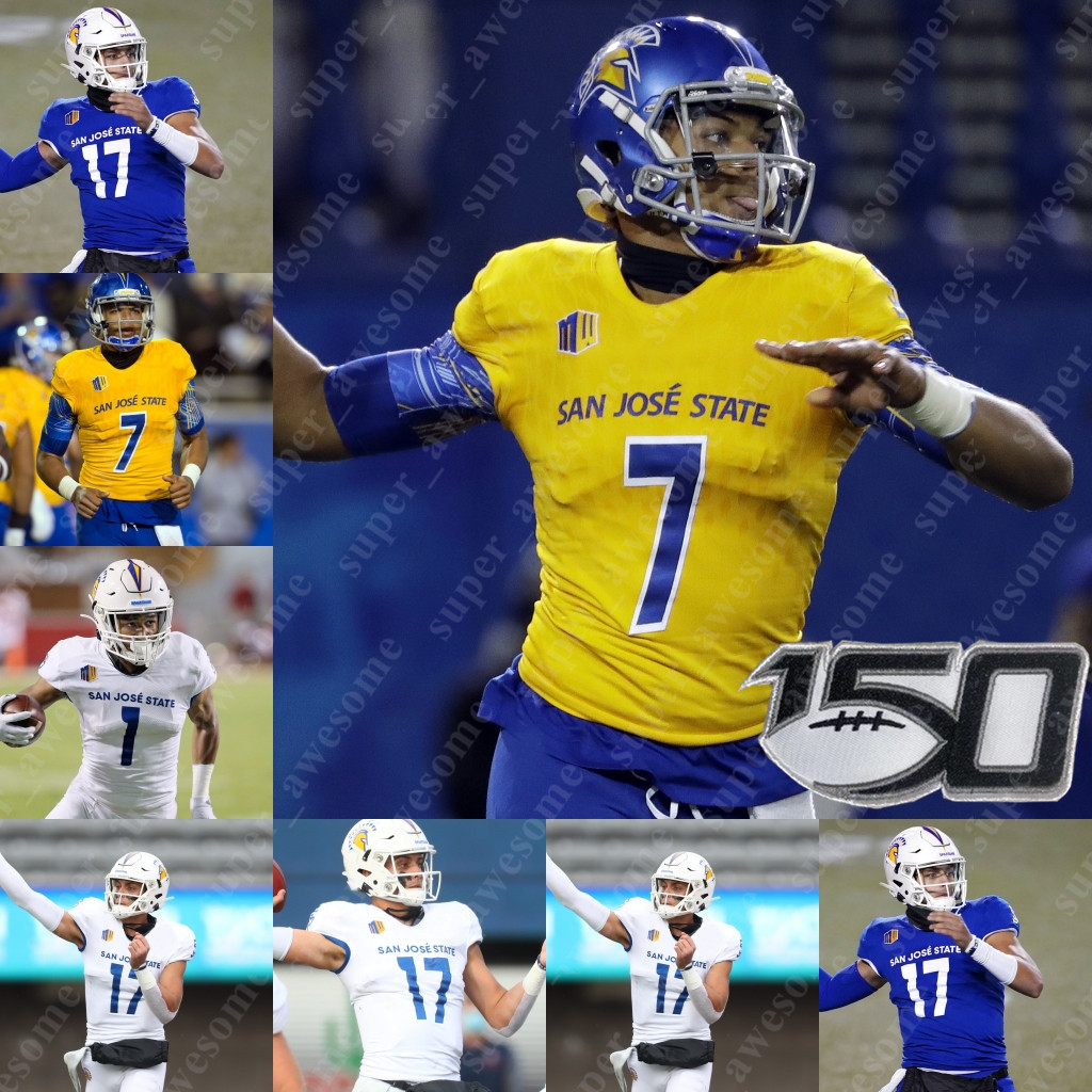 NCAA San Jose State Football Jersey Christian Webb Viliami Fehoko Nehemiah Shelton Lando Grey E.J. Ane Jay Lenard Alii Matau Andrew Jenkins Matthew Tago Tre Smith, White-150th
NCAA San Jose State Football Jersey Christian Webb Viliami Fehoko Nehemiah Shelton Lando Grey E.J. Ane Jay Lenard Alii Matau Andrew Jenkins Matthew Tago Tre Smith, White-150th