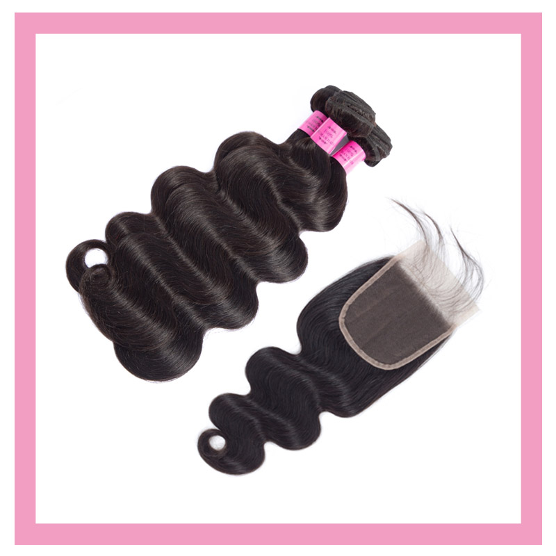 Indian Body Wave 3 Bundles With 5X5 Lace Closure Double Wefts Top Closures Middle Three Free Part 4PCS Natural Color
Indian Body Wave 3 Bundles With 5X5 Lace Closure Double Wefts Top Closures Middle Three Free Part 4PCS Natural Color