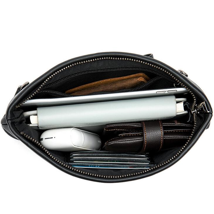 Fashion Design handbags men's genuine leather clutch wallets large-capacity Korean business envelope bag cowhide clutches wholesale 9849