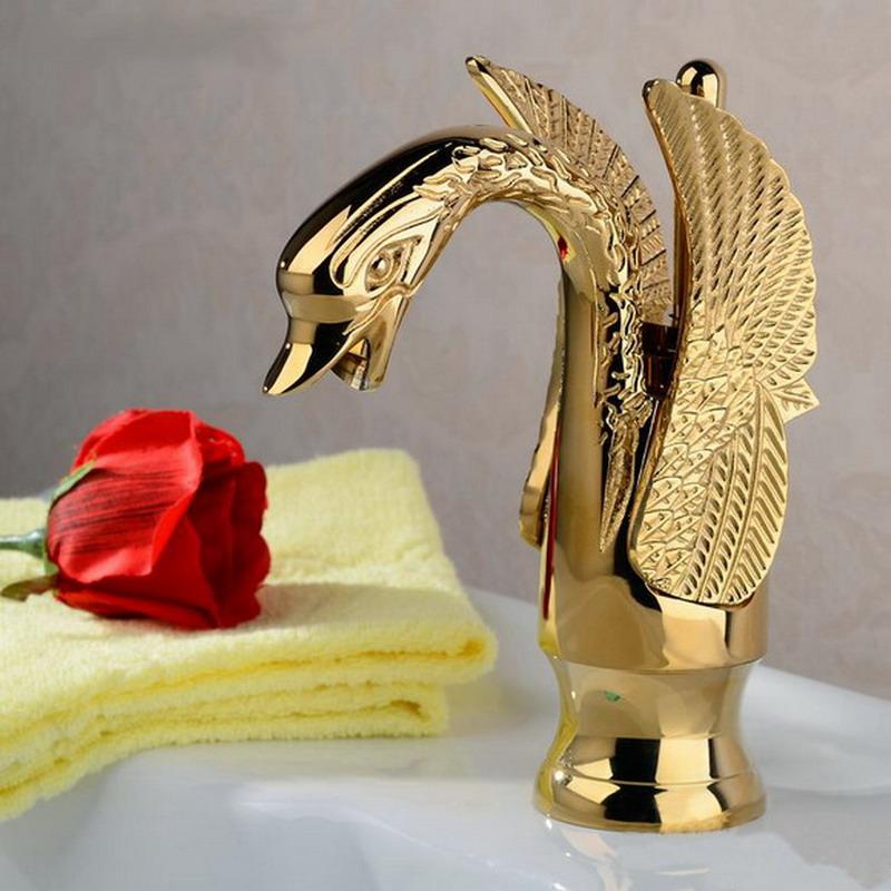 Bathroom Sink Faucets Luxury Gold Color Brass Swan Faucet Animal Shape Carved Basin Mixer Tap Single Handle Deck Mount Agf009
Bathroom Sink Faucets Luxury Gold Color Brass Swan Faucet Animal Shape Carved Basin Mixer Tap Single Handle Deck Mount Agf009
