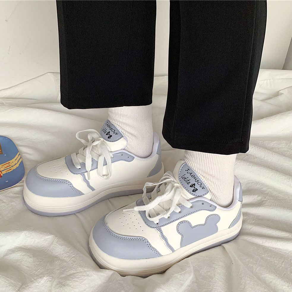 Lolita Sneakers Casual Lace-Up Wedges High Heel Womens Shoes Outdoor blue pink Platform Vulcanize Shoes Women cute shoes Sneaker
Lolita Sneakers Casual Lace-Up Wedges High Heel Womens Shoes Outdoor blue pink Platform Vulcanize Shoes Women cute shoes Sneaker