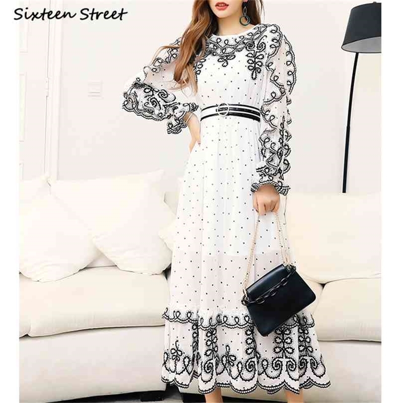 Elegant White Embroidery Dress for Woman Long Sleeve High Waist Bodycon Female Polka Dot Party Vacation es 210603, Gray
Elegant White Embroidery Dress for Woman Long Sleeve High Waist Bodycon Female Polka Dot Party Vacation es 210603, Gray