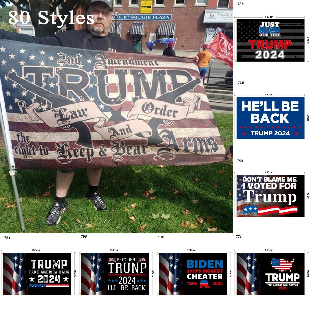 80 designs direct factory 3x5 Ft 90*150 cm save america again Trump Flag For 2024 President USA DHL Free Ship
80 designs direct factory 3x5 Ft 90*150 cm save america again Trump Flag For 2024 President USA DHL Free Ship