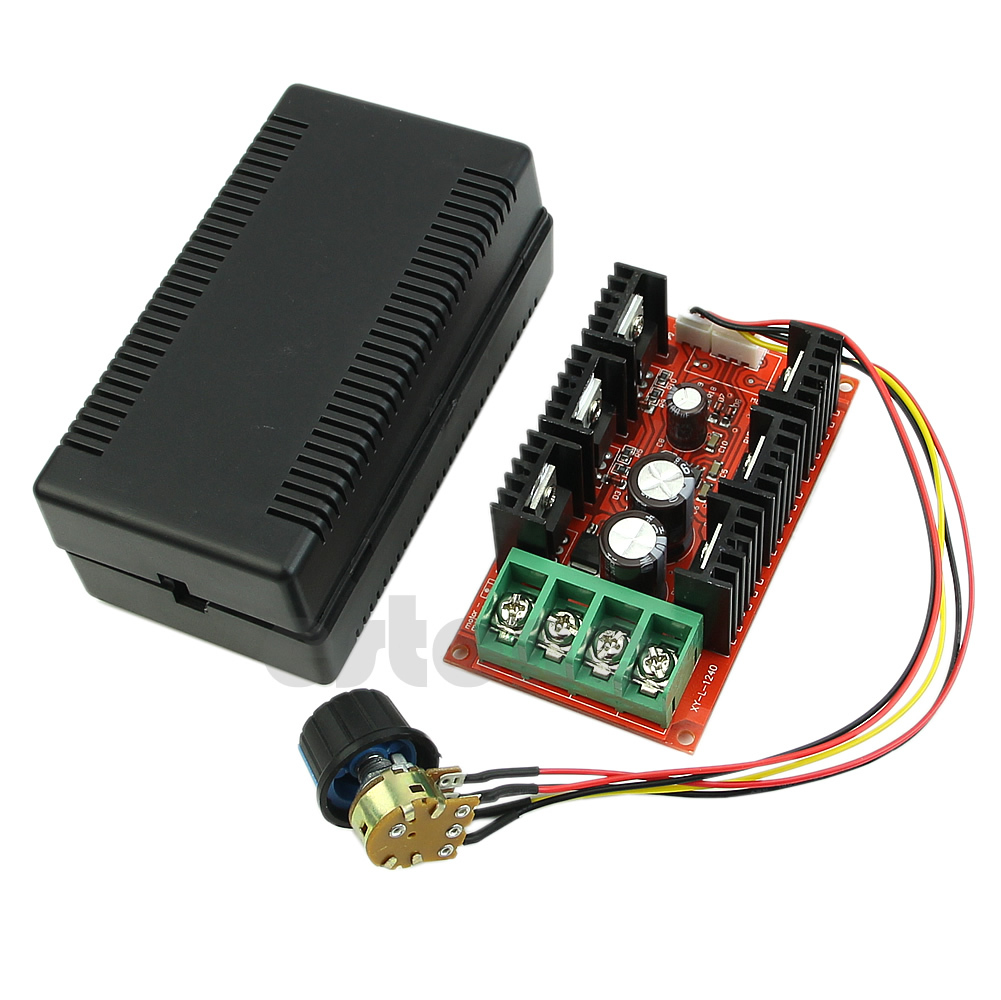 Ootdty 12V 24V 48V 2000W Max 10-50V 40A Dc Motor Speed Control Pwm hho Rc Controller