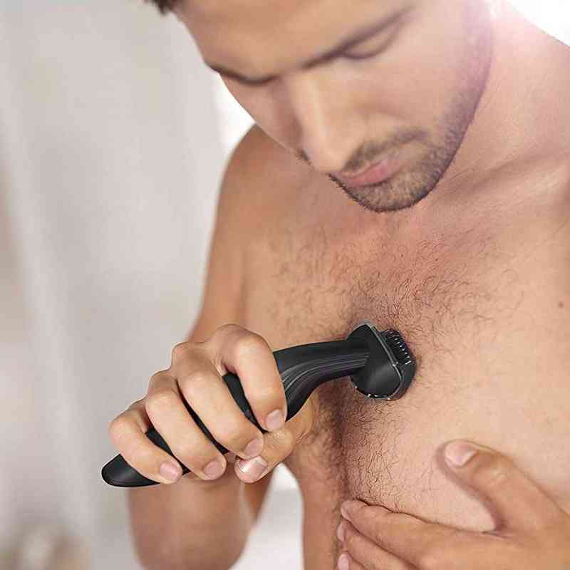 pro face beard shaving machine electric razor hair trimmer bodygroom kit electric shaver for men body back 100-240v rechargeable 220112