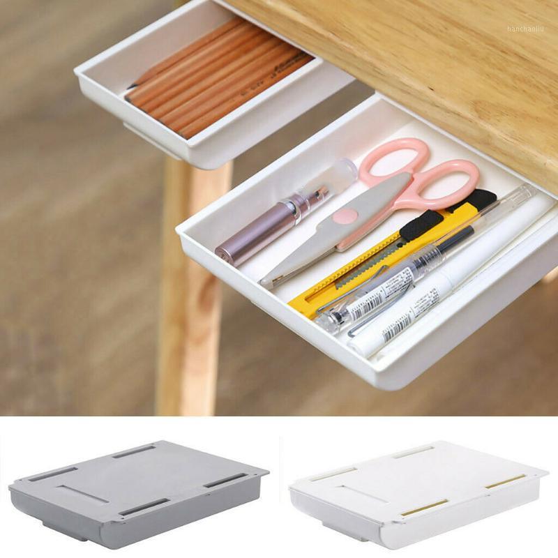 Self Stick Pencil Tray Desk Table Storage Drawer Organizer Box Under Stand Self-adhesive Under-drawer Bottles & Jars
Self Stick Pencil Tray Desk Table Storage Drawer Organizer Box Under Stand Self-adhesive Under-drawer Bottles & Jars