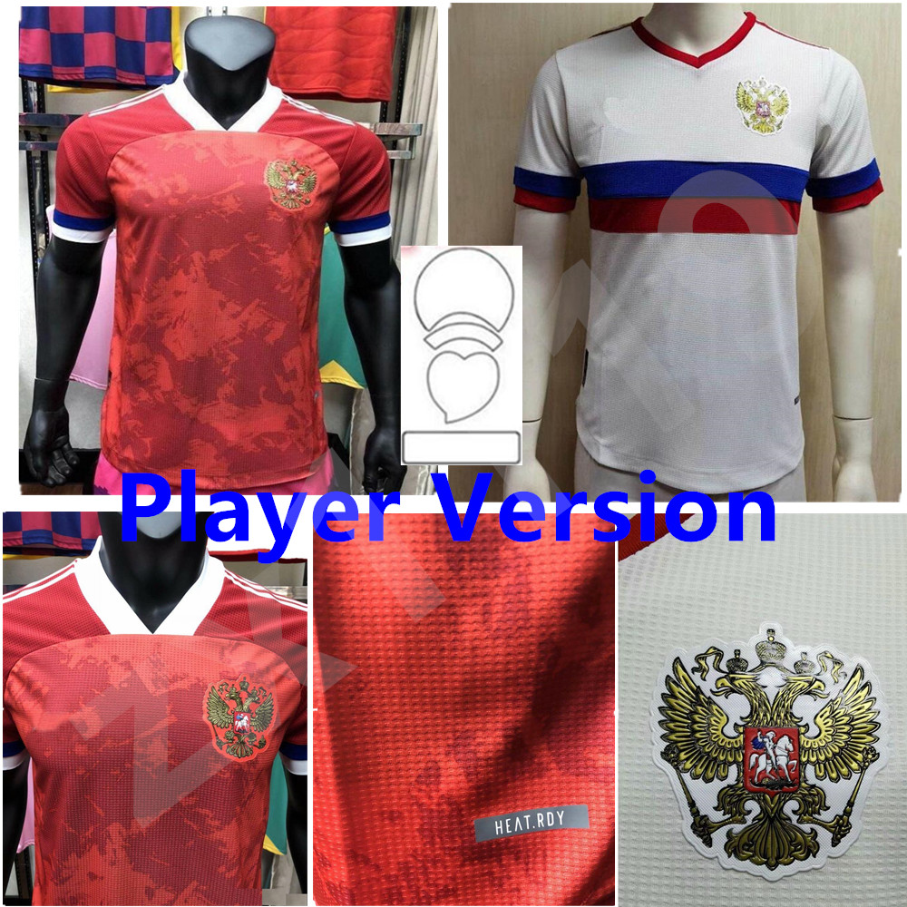 Player Version National Team Russia Soccer Jerseys 22 DZYUBA 17 GOLOVIN 10 AKHMETOV Custom 2021 Russian Home Red Football Shirts, Black;yellow
Player Version National Team Russia Soccer Jerseys 22 DZYUBA 17 GOLOVIN 10 AKHMETOV Custom 2021 Russian Home Red Football Shirts, Black;yellow