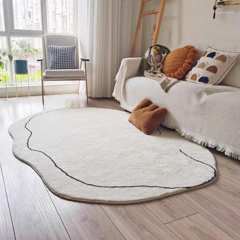 Carpets Abstract Line Carpet INS Style Floor Mat Fluffy Area Rugs For Balcony Hallway Plush Kids Play Mats Living Room Non-slip
Carpets Abstract Line Carpet INS Style Floor Mat Fluffy Area Rugs For Balcony Hallway Plush Kids Play Mats Living Room Non-slip
