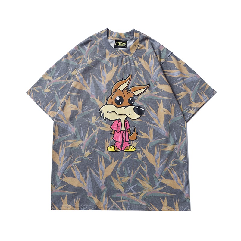 Mens Desighner T Shirts Drew House Heaven Bird Camouflage Big Bad Wolf Printing Justin Bieber High Street Short Sleeve T-shirt Top Casual Fashion Male Clothing, As pic
Mens Desighner T Shirts Drew House Heaven Bird Camouflage Big Bad Wolf Printing Justin Bieber High Street Short Sleeve T-shirt Top Casual Fashion Male Clothing, As pic