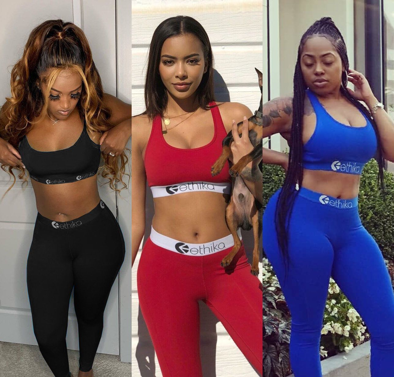 Designer Ethika Summer Women Tracksuits Quick Dry Sleeveless Two Piece Pants Sport Fitness Yoga Suits Size XS-XL, Black
Designer Ethika Summer Women Tracksuits Quick Dry Sleeveless Two Piece Pants Sport Fitness Yoga Suits Size XS-XL, Black