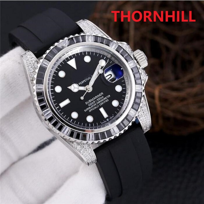 top Automatic Mechanical Watch Men 40mm 904L Stainless steel Sapphire Mens Big Diamonds Watches Male Wristwatches, As pic
top Automatic Mechanical Watch Men 40mm 904L Stainless steel Sapphire Mens Big Diamonds Watches Male Wristwatches, As pic