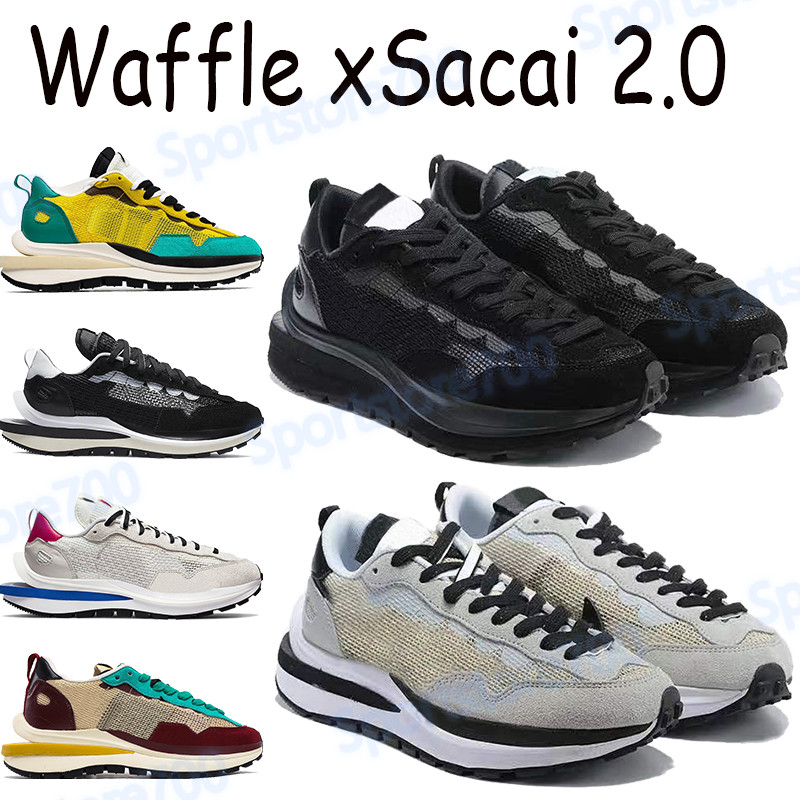 Waffle xSacai 2.0 mens casual shoes white smoke grey triple black sport fuchsia game royal villain red neptune green men women sneakers, Bubble wrap packaging
Waffle xSacai 2.0 mens casual shoes white smoke grey triple black sport fuchsia game royal villain red neptune green men women sneakers, Bubble wrap packaging