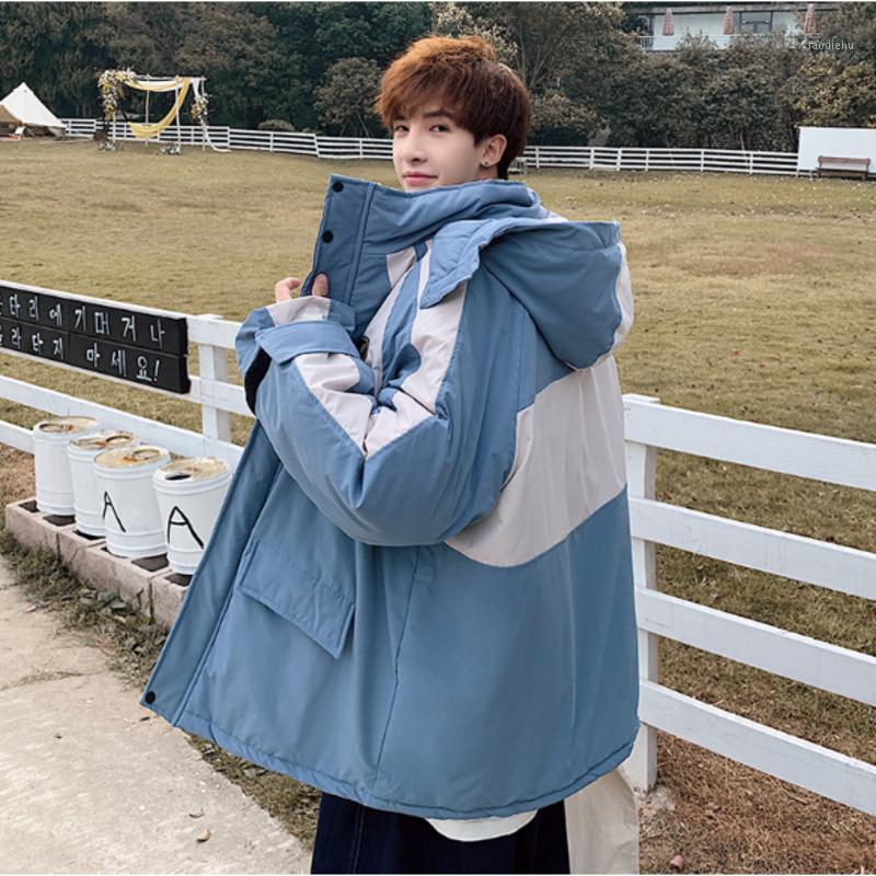 Men's Down & Parkas Winter 2021 Solid Color Stitching Loose Hooded Cotton Padded Jacket Simple Casual Fashion Coat Size Up M-5XL, Black
Men's Down & Parkas Winter 2021 Solid Color Stitching Loose Hooded Cotton Padded Jacket Simple Casual Fashion Coat Size Up M-5XL, Black
