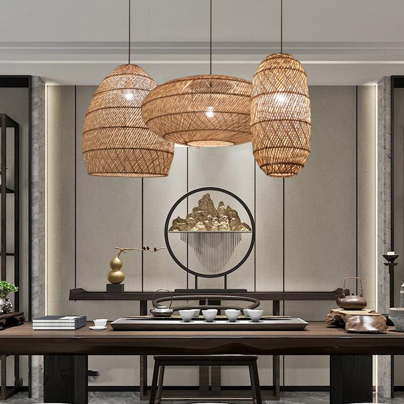 Pendant Lamps Natural Rattan Wicker Hanging Lamp Chinese Style Suspension Vintage For Living Room Dining Farmhouse Lighting
Pendant Lamps Natural Rattan Wicker Hanging Lamp Chinese Style Suspension Vintage For Living Room Dining Farmhouse Lighting