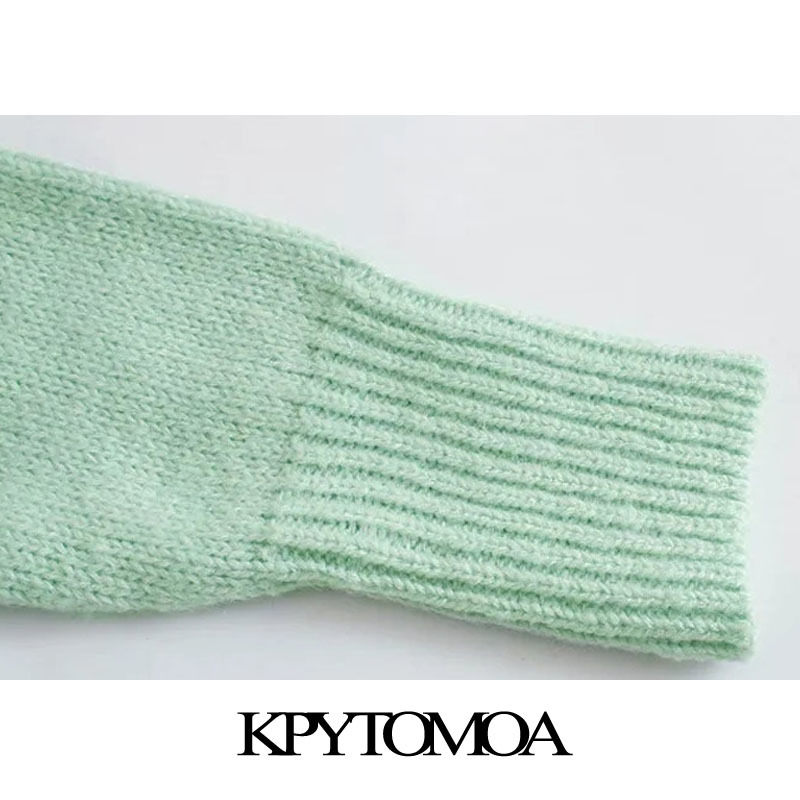 Women Fashion Soft Touch Loose Knitted Sweater High Neck Long Sleeve Female Pullovers Chic Tops 210420