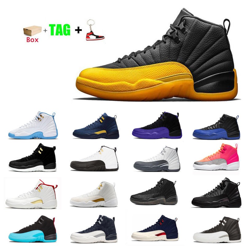 university Top 12 basketball shoes 12s mens sports Twist sneakers gold indigo black dark concord CNY cherry gym red high trainers taxi, #11 prm
university Top 12 basketball shoes 12s mens sports Twist sneakers gold indigo black dark concord CNY cherry gym red high trainers taxi, #11 prm