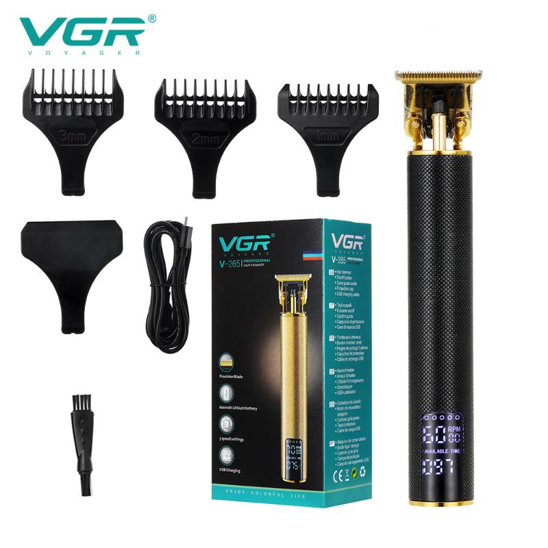 V-265 Electric Hair Clipper USB Recharge LED Digital Display Barber Shaver Trimmers Cordless Clippers For Men
V-265 Electric Hair Clipper USB Recharge LED Digital Display Barber Shaver Trimmers Cordless Clippers For Men
