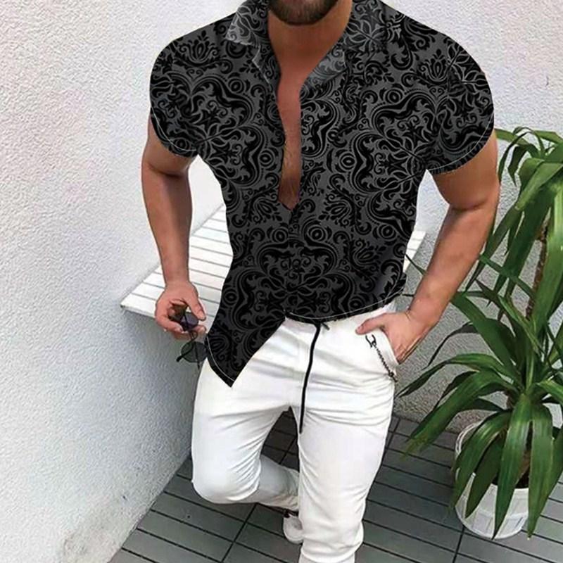 Men' Casual Shirts Nation Style Summer Man Shirt Hawaii Sanskrit Printed Collar Trend Social Party Short Sleeve M-3X, Cs-11
Men' Casual Shirts Nation Style Summer Man Shirt Hawaii Sanskrit Printed Collar Trend Social Party Short Sleeve M-3X, Cs-11
