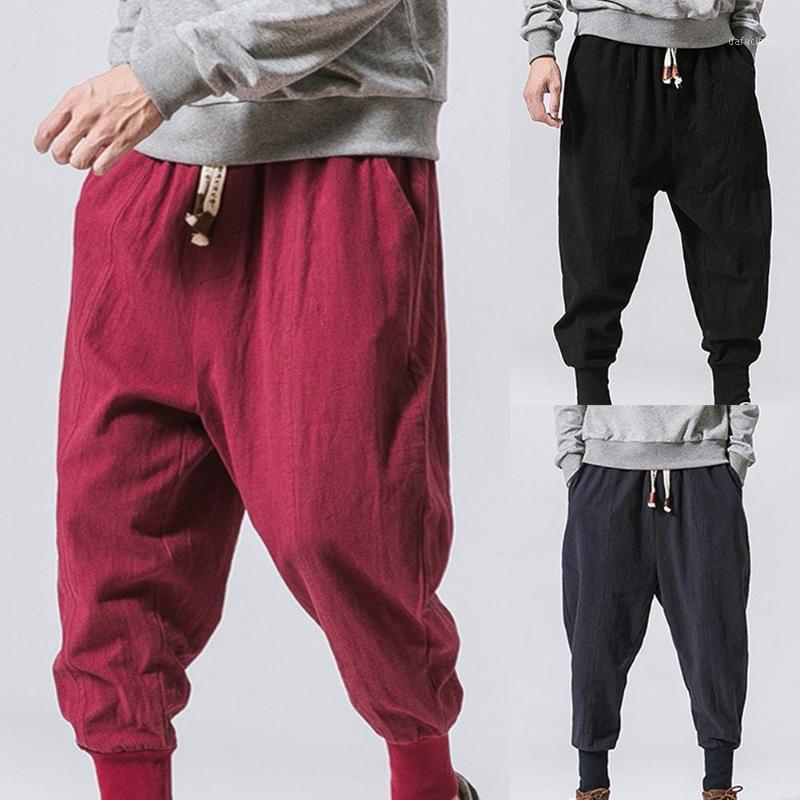 Men Baggy Pants Drawstring Jogger Sweatpants Sporty Solid Color Ankle Tied Pockets Drop Crotch Hip Hop Pant Men's, Black
Men Baggy Pants Drawstring Jogger Sweatpants Sporty Solid Color Ankle Tied Pockets Drop Crotch Hip Hop Pant Men's, Black