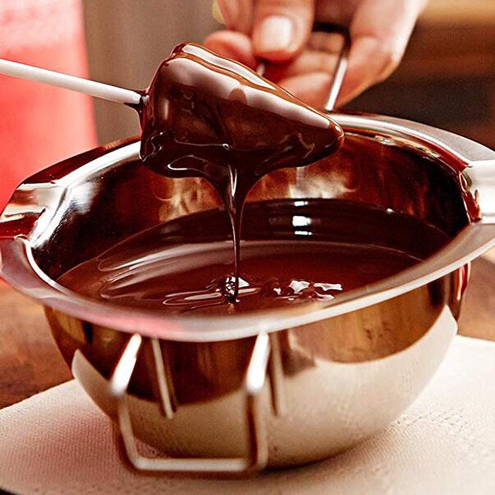 Rvs Double Boiler Chocolate Butter Universal Melting Pot Fondant Caramel Melt Boog Cheese Pan Heating Baking Tools
