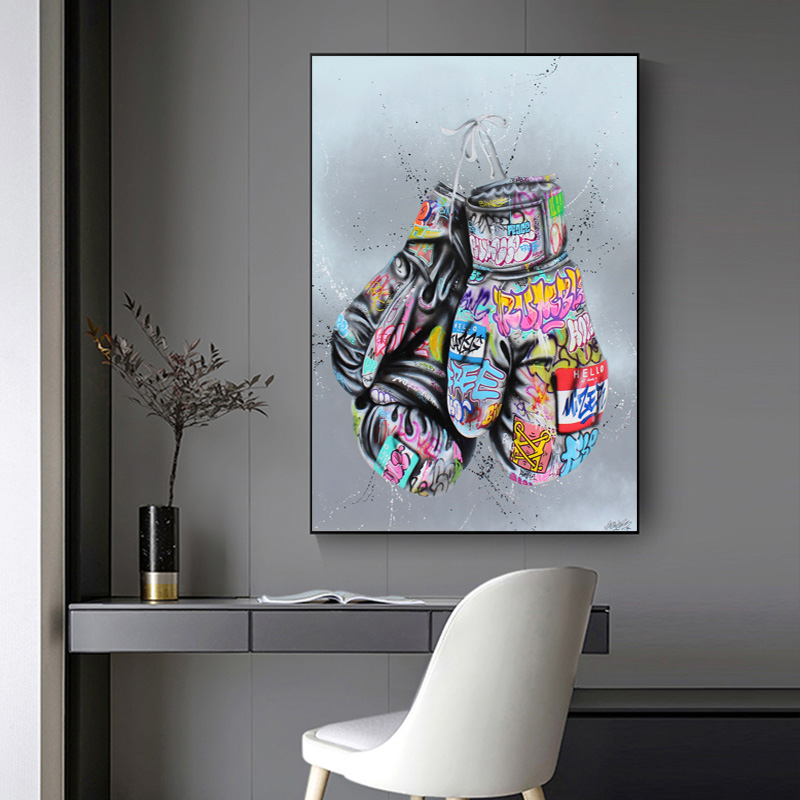 Abstract Hands Painting Wall Art Pictures For Living Room Canvas Art Home Decoration Graffiti Posters And Print