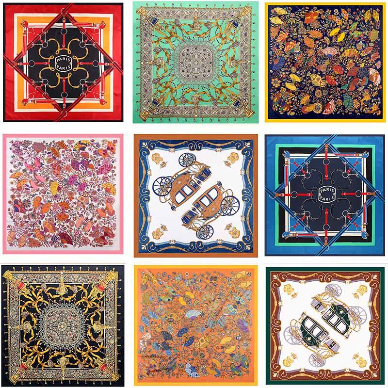 Scarves 130cm Woman Scarf Fashion High Quality Twill Silk Lady's Square Travel Keep Warm Adult Scarf, Shawl
Scarves 130cm Woman Scarf Fashion High Quality Twill Silk Lady's Square Travel Keep Warm Adult Scarf, Shawl
