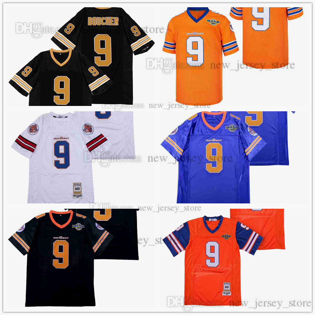 Movie The Waterboy Bourbon BowlPatch Bobby Boucher 9# Jersey Custom DIY Design Stitched College Football Jerseys, Same as picture
Movie The Waterboy Bourbon BowlPatch Bobby Boucher 9# Jersey Custom DIY Design Stitched College Football Jerseys, Same as picture