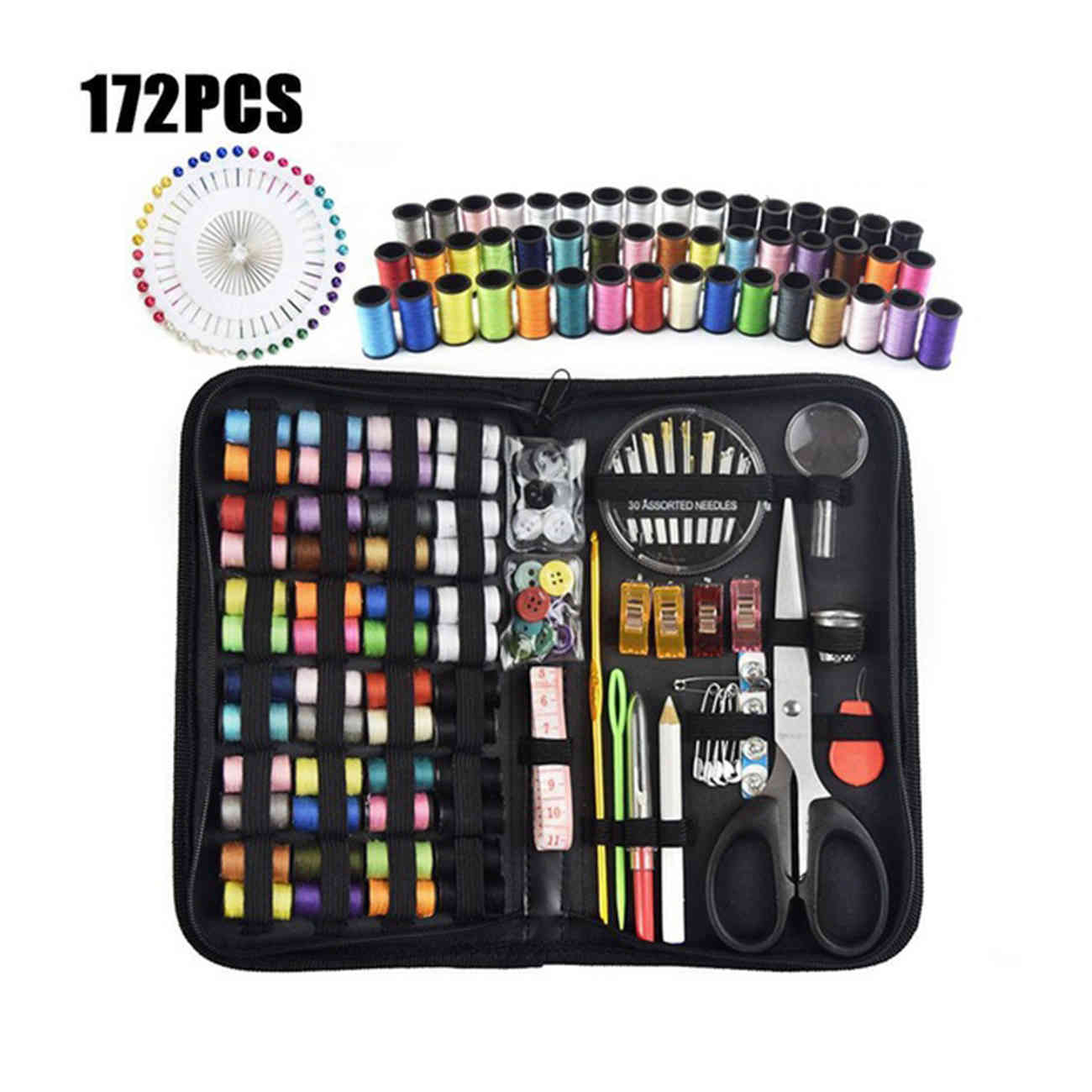 Multi-Functional Sewing Bag, Handmade Sew Kit, Embroidery Thread And Needlework Accessories Crafts Diy Craft Old Man Gift