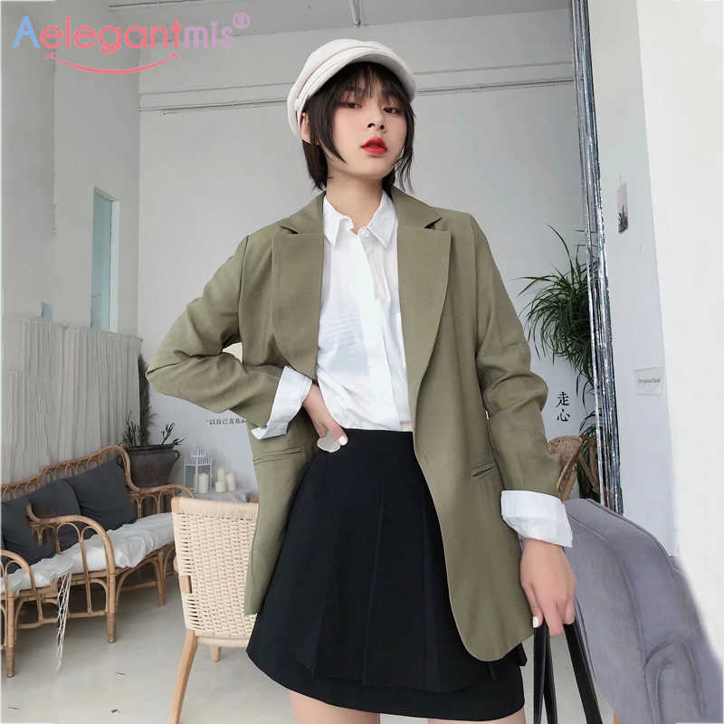 Aelegantmis Solid Green Fashion Streetwear Women Casual Blazer Jackets Female Loose Cardigan Pockets Coats Office Ladies Blazers 210607
Aelegantmis Solid Green Fashion Streetwear Women Casual Blazer Jackets Female Loose Cardigan Pockets Coats Office Ladies Blazers 210607