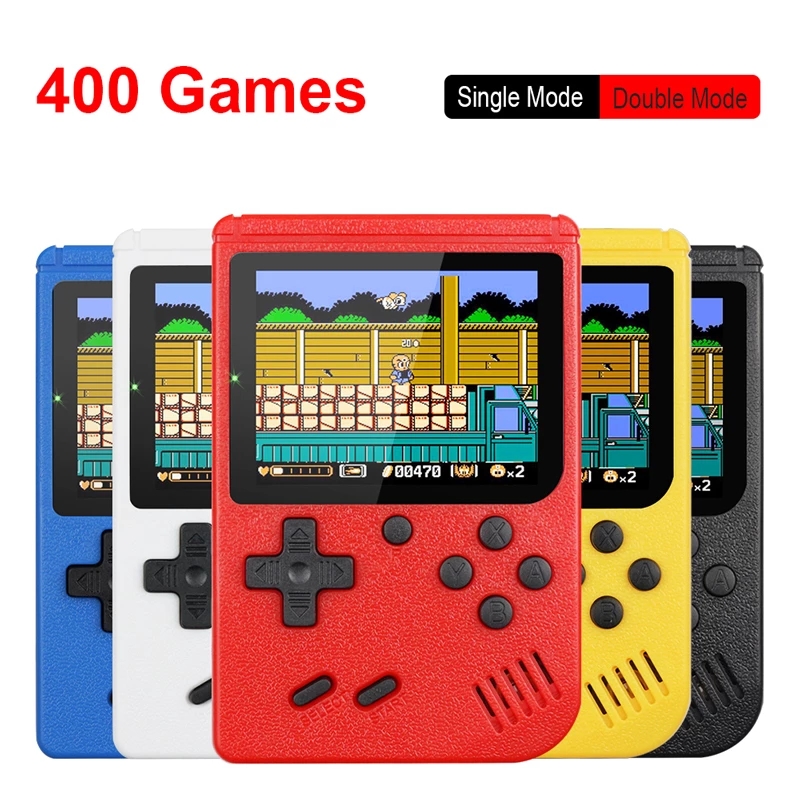 Retro Portable Mini Handheld Video Game Console 8-Bit 3.0 Inch Color LCD Kids Color Game Player Built-in 400 games
Retro Portable Mini Handheld Video Game Console 8-Bit 3.0 Inch Color LCD Kids Color Game Player Built-in 400 games
