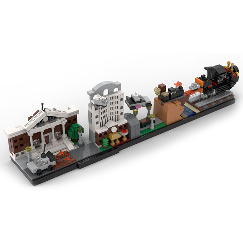 City Buildings Back to the Future Castle House MOC Movie Skyline Architecture Building Blocks Bricks City Toys For Kids X0503
City Buildings Back to the Future Castle House MOC Movie Skyline Architecture Building Blocks Bricks City Toys For Kids X0503