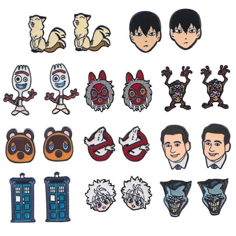 Stud Japanese Anime X Earrings Accessories Chrollo Lucilfer Raccoon Alloy Ear Studs For Men Women Wholesale, Golden;silver
Stud Japanese Anime X Earrings Accessories Chrollo Lucilfer Raccoon Alloy Ear Studs For Men Women Wholesale, Golden;silver