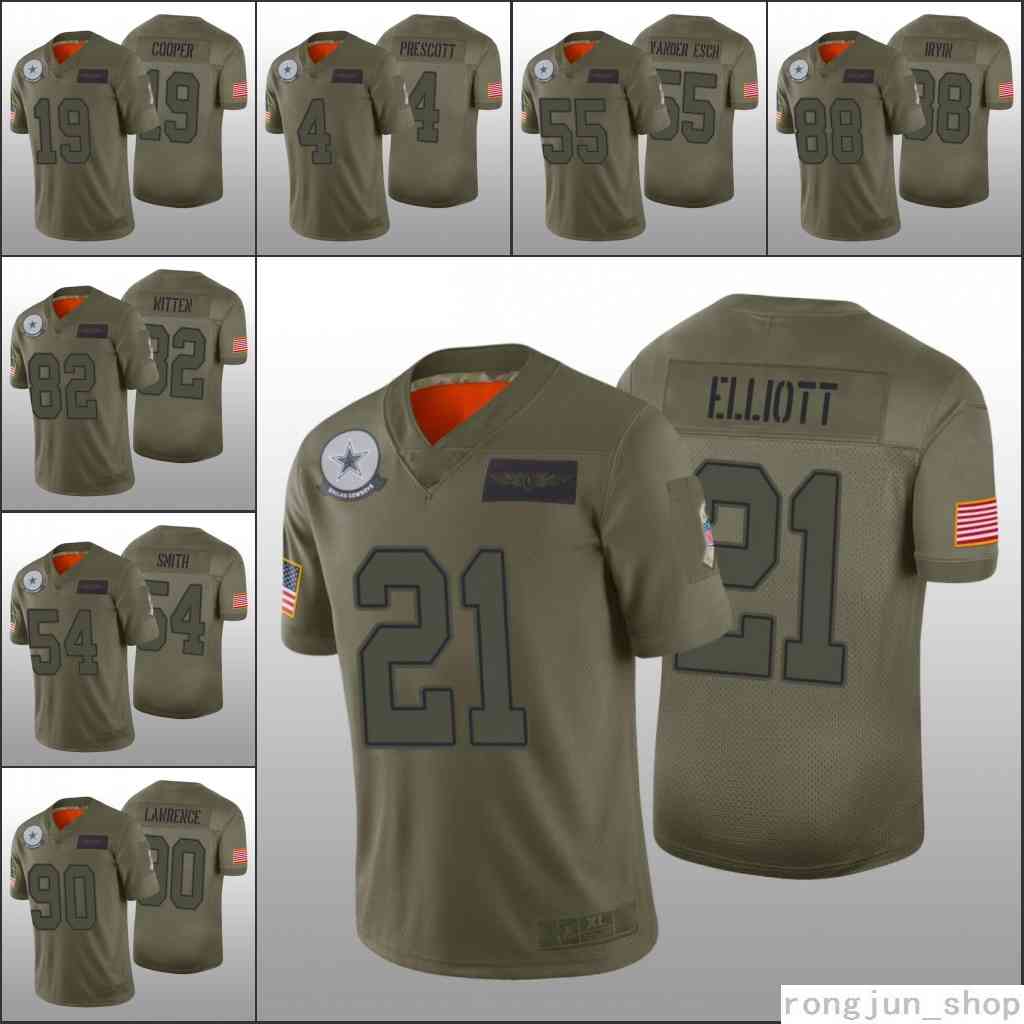 Top Quality DallasCowboysMen #4 Dak Prescott 19 Amari Cooper 55 Leighton Vander Esch Women Youth Salute to Service Limited Jersey
Top Quality DallasCowboysMen #4 Dak Prescott 19 Amari Cooper 55 Leighton Vander Esch Women Youth Salute to Service Limited Jersey