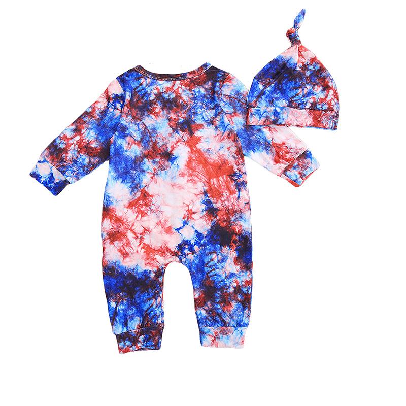 Jumpsuits 2021 Autumn Born Baby Girls Boys Clothing Set Long Sleeves O-neck Tie Dye Print Rompers + Hat Clothes 0-24 Months
Jumpsuits 2021 Autumn Born Baby Girls Boys Clothing Set Long Sleeves O-neck Tie Dye Print Rompers + Hat Clothes 0-24 Months