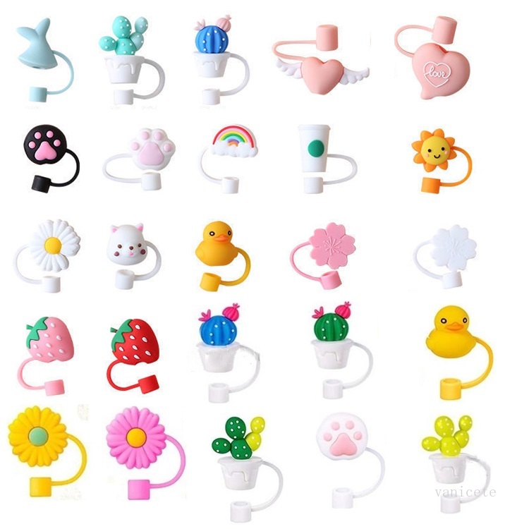 Creative Silicone Straw Tips Cover Reusable Drinking Dust Cap Splash Proof Plugs Lids Anti-dust Tip Sunflower Cherry Blossom Rainbow Cat Paw For 6-8mm Straws ZC431
Creative Silicone Straw Tips Cover Reusable Drinking Dust Cap Splash Proof Plugs Lids Anti-dust Tip Sunflower Cherry Blossom Rainbow Cat Paw For 6-8mm Straws ZC431