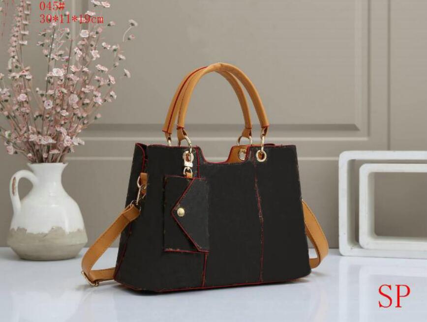 Womens 2pcs/set Classic high qulity handbags Fashion Designer flower tote leather clutch shoulder bags shopping bag female purse wallet, Brown flowers
Womens 2pcs/set Classic high qulity handbags Fashion Designer flower tote leather clutch shoulder bags shopping bag female purse wallet, Brown flowers
