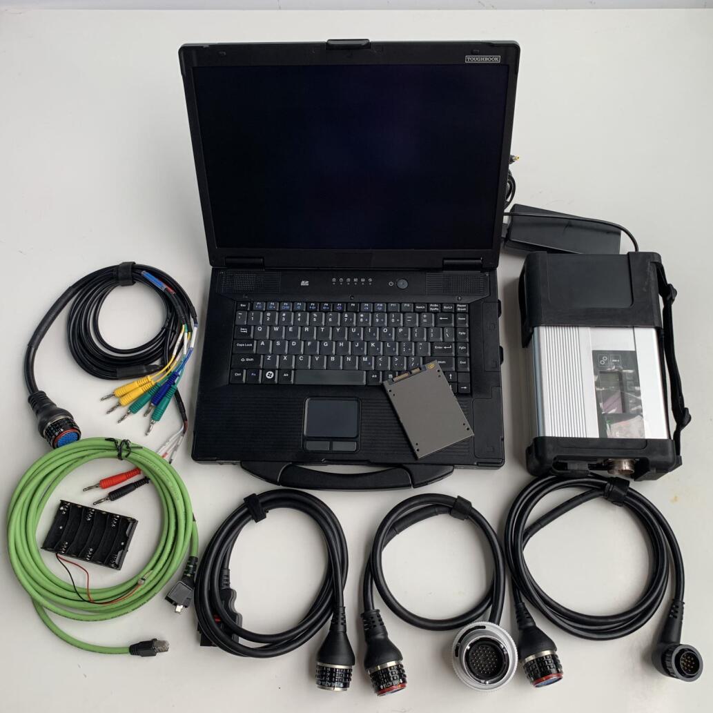 Super MB SD C5 Diagnose Tool Star Connect 5 with laptop cf52 Toughbook diagnostic PC 360GB SSD ready to use
Super MB SD C5 Diagnose Tool Star Connect 5 with laptop cf52 Toughbook diagnostic PC 360GB SSD ready to use