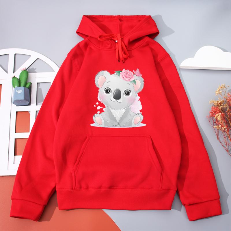 Women's Hoodies & Sweatshirts Nette Frauen Cartoon Kawaii Koala Druck Sweatshirt Vintage Casual Koreanische Stil Hoodie Streetwear, Black
Women's Hoodies & Sweatshirts Nette Frauen Cartoon Kawaii Koala Druck Sweatshirt Vintage Casual Koreanische Stil Hoodie Streetwear, Black