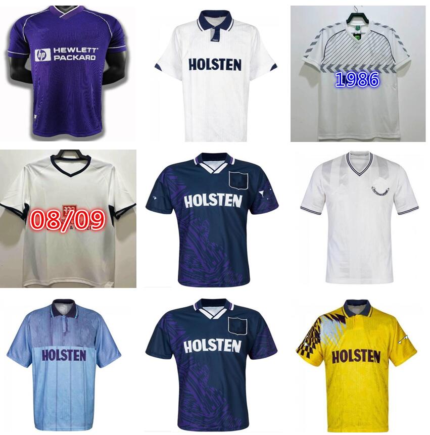 1991 1993 Gascoigne retro soccer jersey 1992 1994 1995 Mabbutt Ruddock Sheringham Lineker Klinsmann Barmby vintage classic football shirt, Blue
1991 1993 Gascoigne retro soccer jersey 1992 1994 1995 Mabbutt Ruddock Sheringham Lineker Klinsmann Barmby vintage classic football shirt, Blue