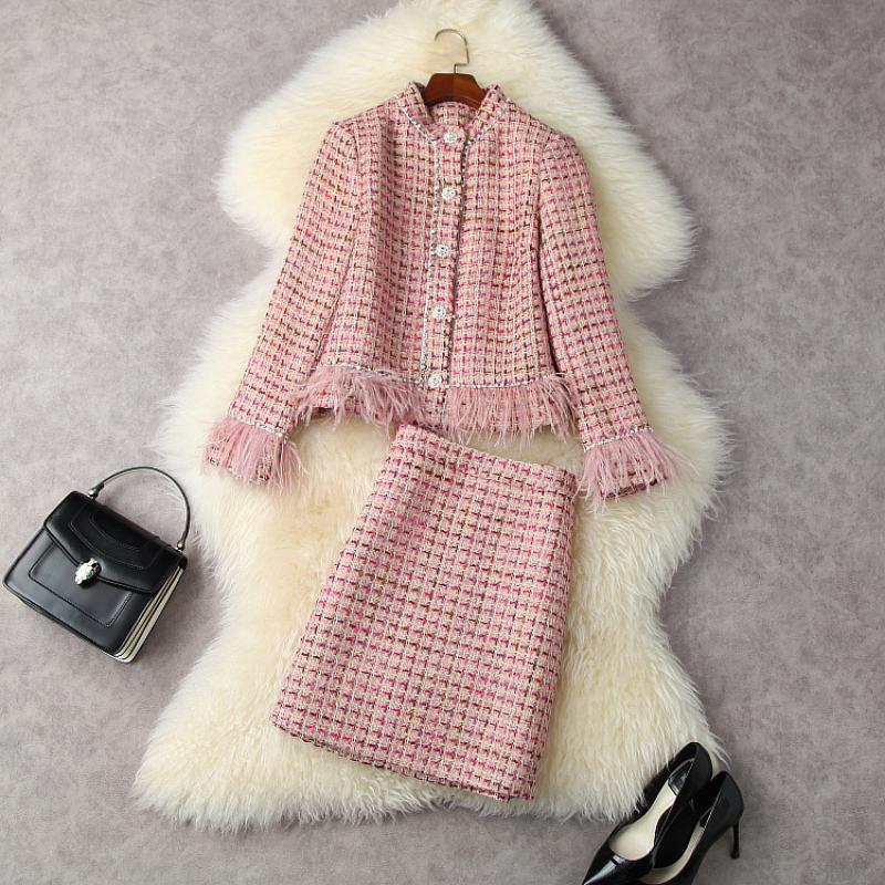 Casual Dresses Women' Clothing Winter 2022 Long-sleeved Single-breasted Coat Feathered Fringe Skirts Tweed Suit European And American, Green
Casual Dresses Women' Clothing Winter 2022 Long-sleeved Single-breasted Coat Feathered Fringe Skirts Tweed Suit European And American, Green