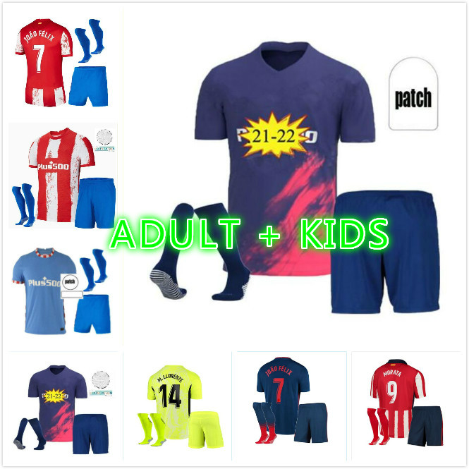 21/22 Atletico Soccer Jerseys JOAO FELIX SUAREZ KOKE Madrid 75th jersey 2021 2022 Champion camisetas de fútbol Men kids kits socks full sets fooball shirt Thailand, 20/21
21/22 Atletico Soccer Jerseys JOAO FELIX SUAREZ KOKE Madrid 75th jersey 2021 2022 Champion camisetas de fútbol Men kids kits socks full sets fooball shirt Thailand, 20/21