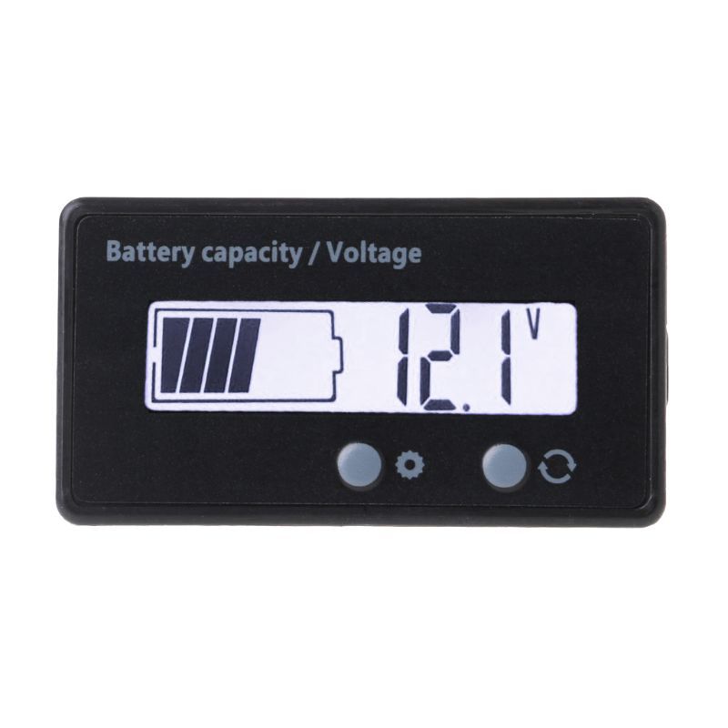 12V/24V/36V/48V Lcd Acid Lead Lithium Battery Capacity Voltage Indicator Electric Motorcycle Scooter Battery Tester