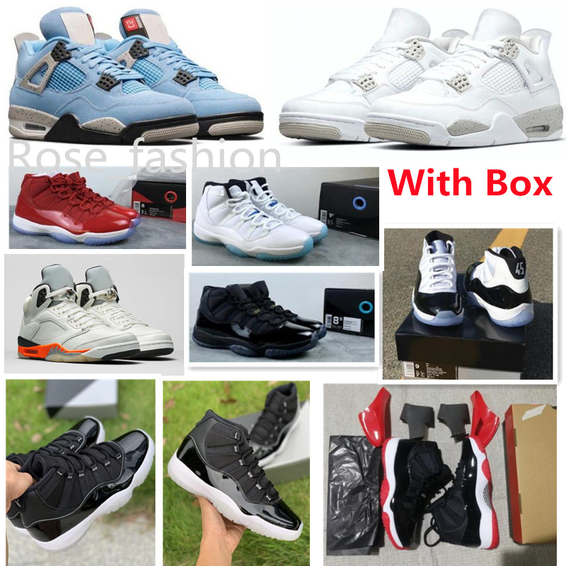 4 Pine Green unc University Blue Basketball Shoes 5 4s White Red Cement Real Carbon Fiber 11 Cherry Bred Space Jam Concords Legend Cool Grey Top Quality Sneaker With Box, 11 concords
4 Pine Green unc University Blue Basketball Shoes 5 4s White Red Cement Real Carbon Fiber 11 Cherry Bred Space Jam Concords Legend Cool Grey Top Quality Sneaker With Box, 11 concords